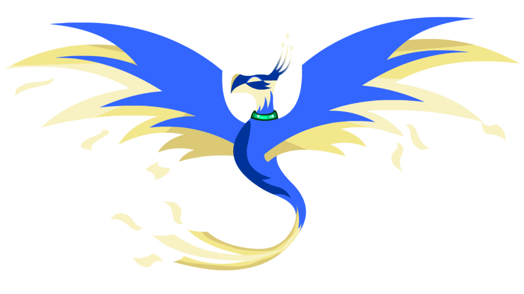 Blue Phoenix File Transparent PNG Image