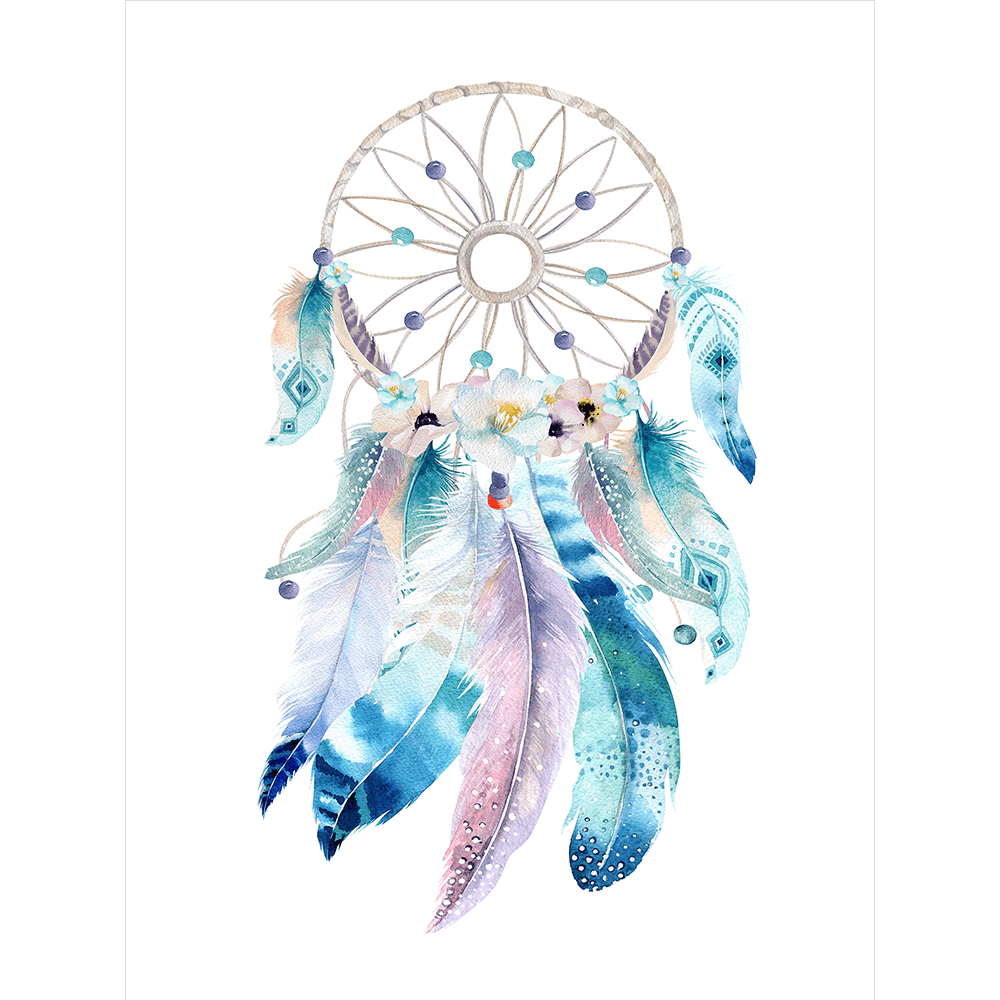 Watercolor Painting Dreamcatcher HQ Image Free PNG Transparent PNG Image