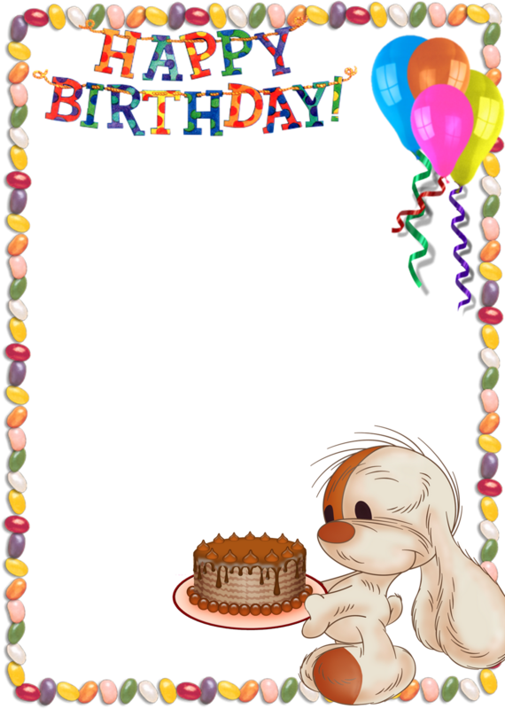 Picture To Birthday Frames You Happy Transparent PNG Image