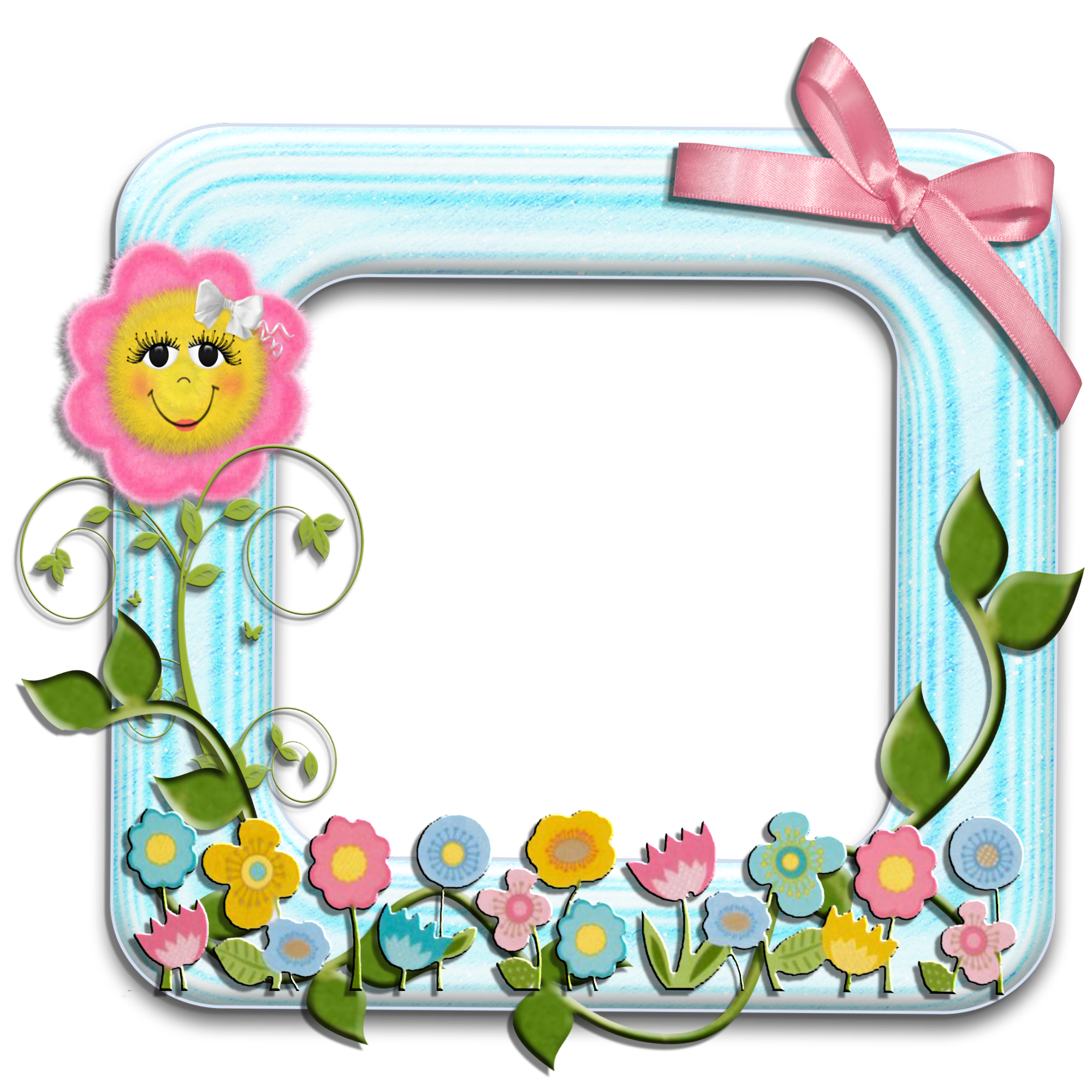 Picture Flower Frame Greeting Note Cards Birthday Transparent PNG Image