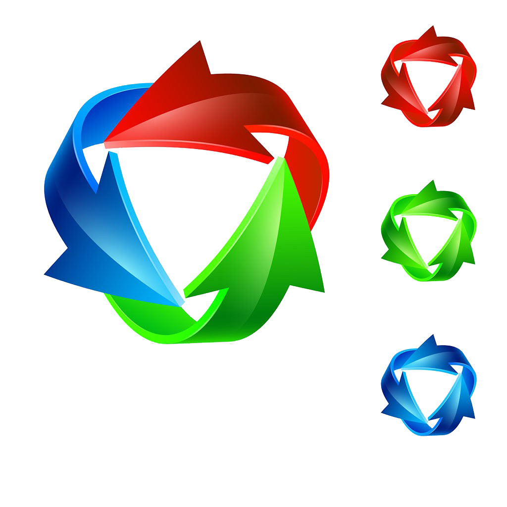 Color Recycle Symbol Recycling Logo HQ Image Free PNG Transparent PNG Image