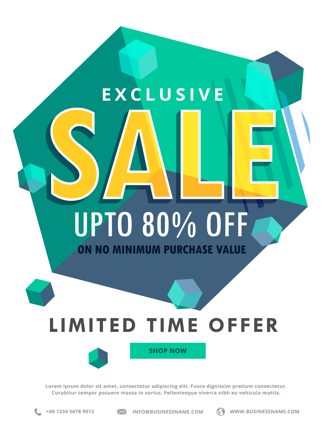 Poster Illustration Royalty-Free Discount Emerald Hexagonal Transparent PNG Image