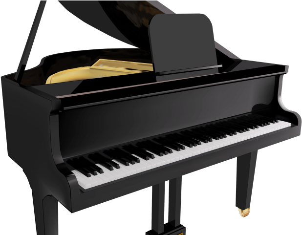 Piano Keyboard Grand Free Clipart HQ Transparent PNG Image