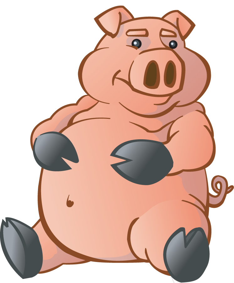 Pig File Transparent PNG Image