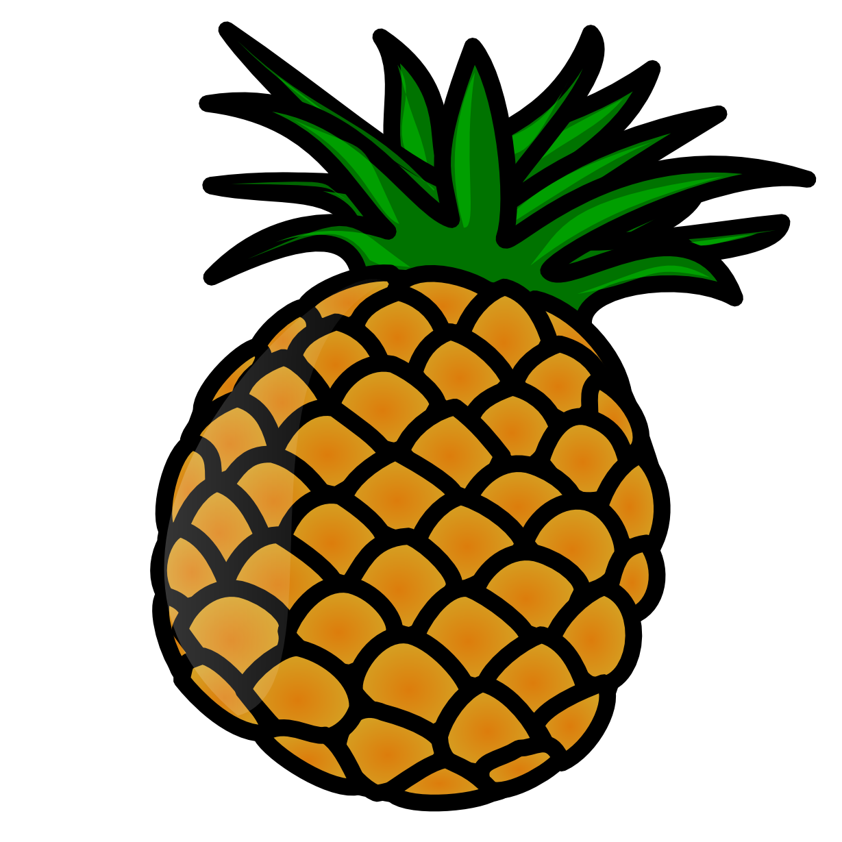 Cartoon Pineapple Clip Art Transparent PNG Image