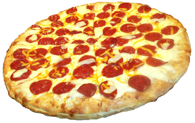 Pepperoni Pizza Transparent Transparent PNG Image