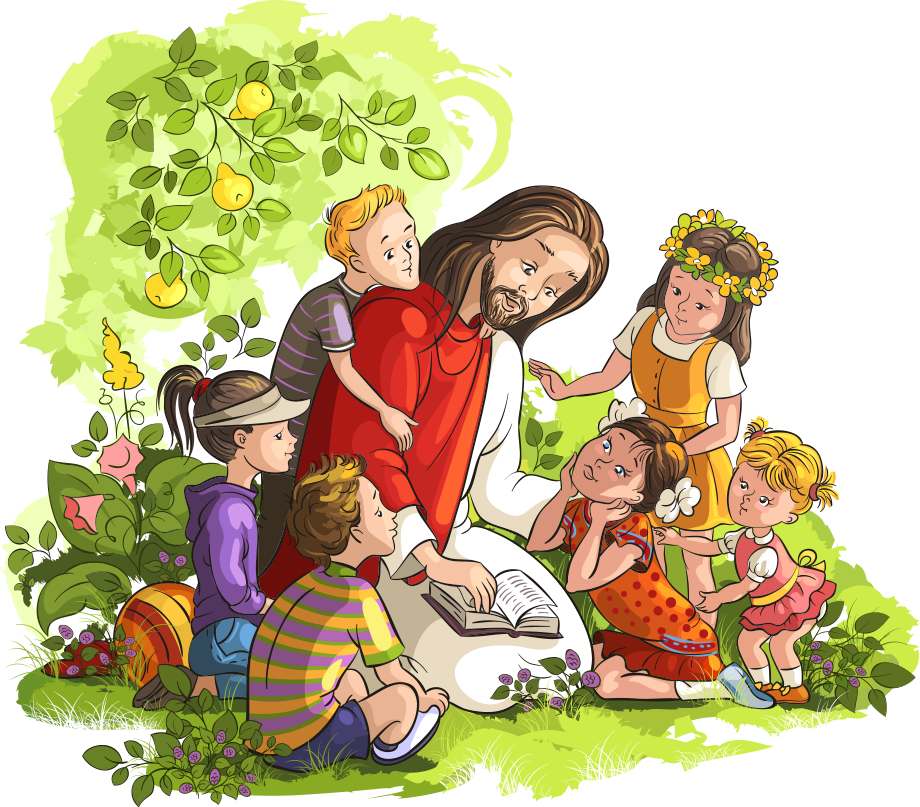 And Bible Read Illustration Jesus Vector Child Transparent PNG Image