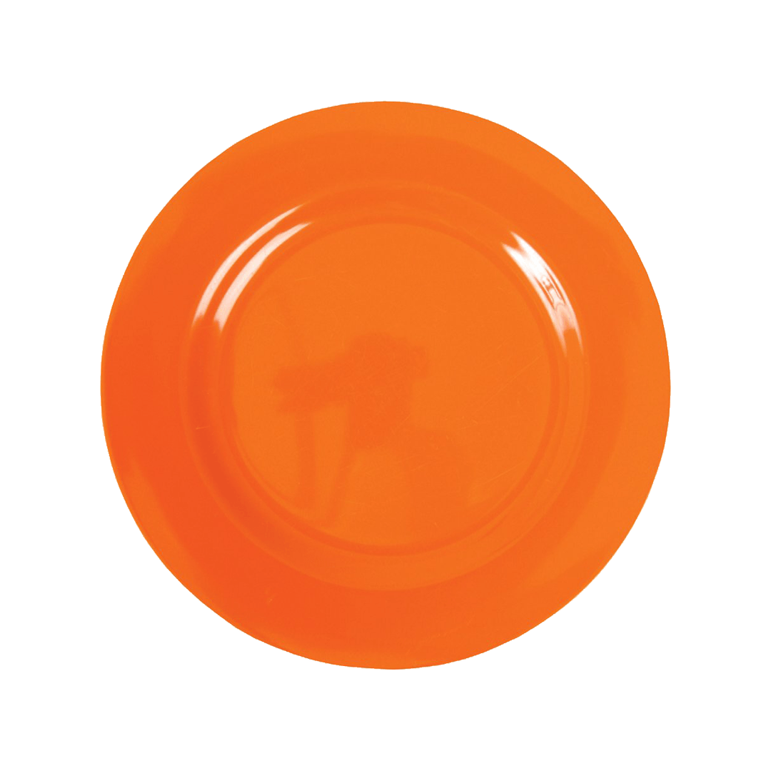 Ornage Plate Dish Png Image Transparent PNG Image