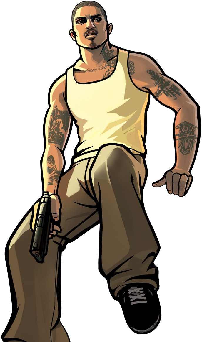 Andreas San Auto Xbox Theft Grand Male Transparent PNG Image