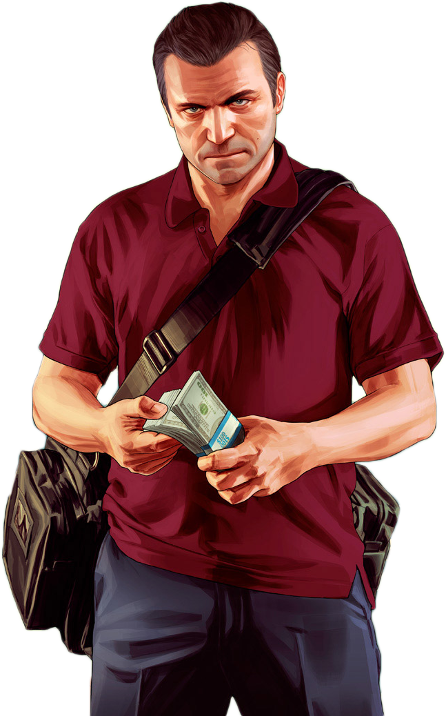 Shoulder Andreas San Shawn Auto Theft Grand Transparent PNG Image