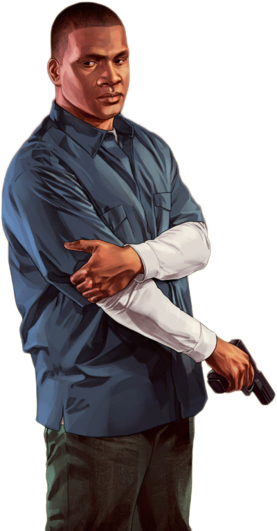 Standing Shoulder Shawn Auto Iv Theft Grand Transparent PNG Image