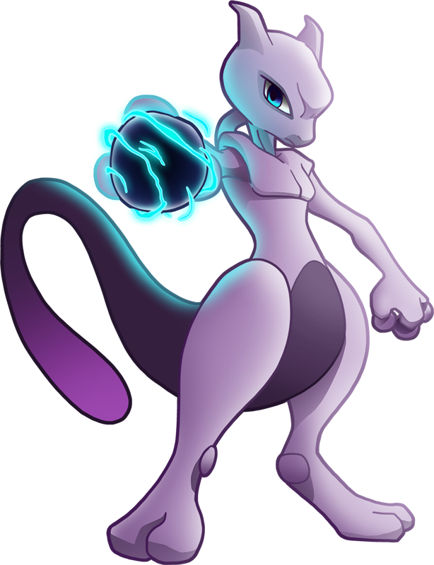 Pokemon Species Mewtwo PNG Free Photo Transparent PNG Image