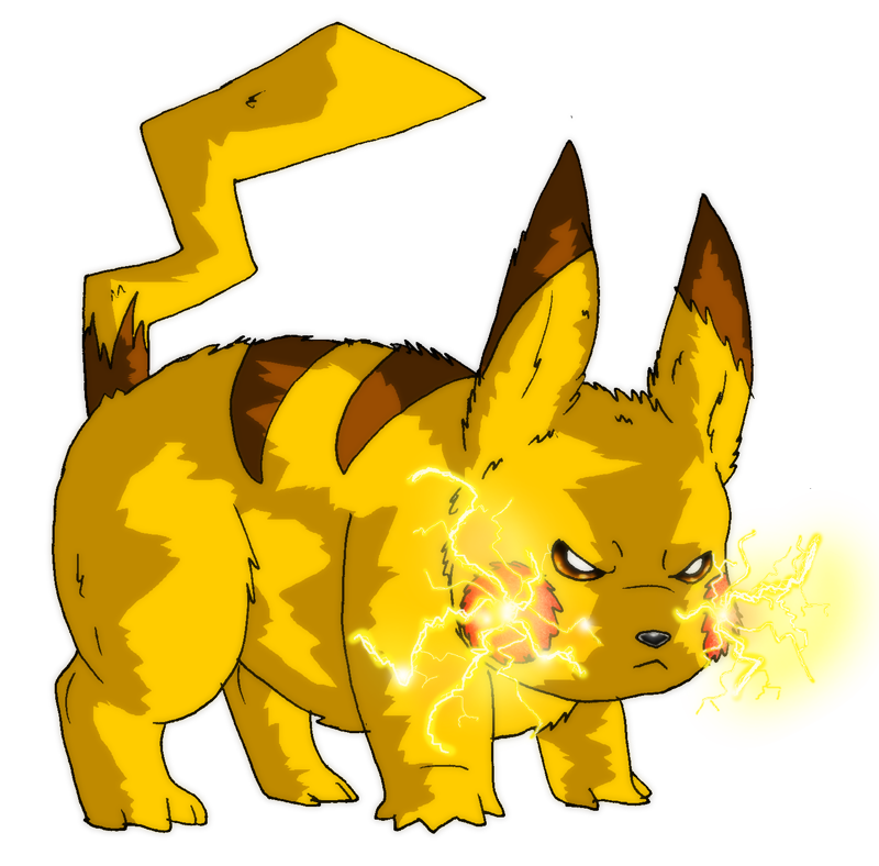 Angry Pikachu Image Transparent PNG Image