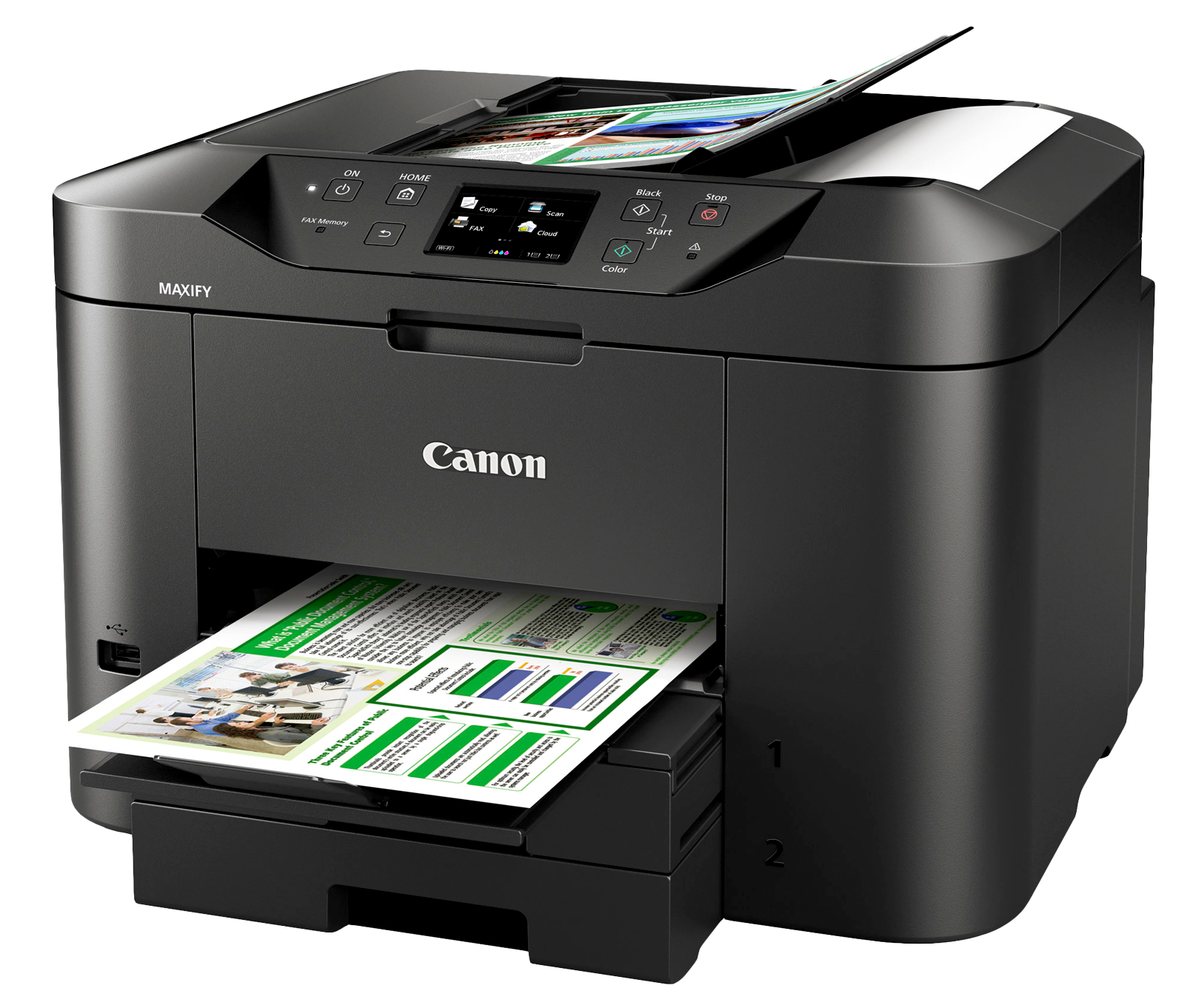 Color Canon Printer Black Free HQ Image Transparent PNG Image