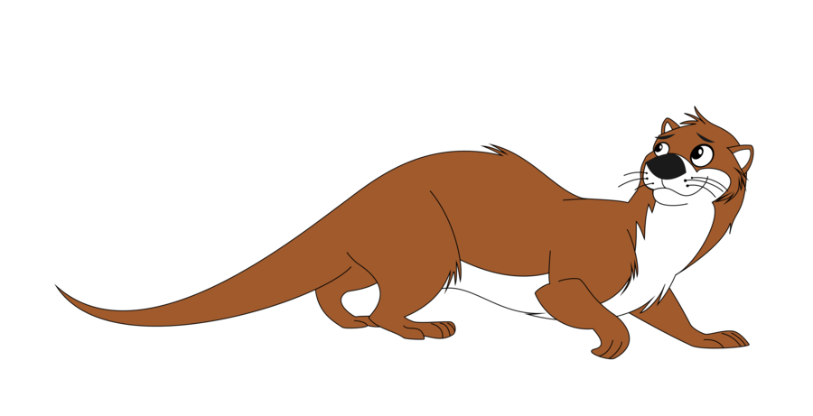 Comics Drawing Animation Cartoon Otter PNG Free Photo Transparent PNG Image