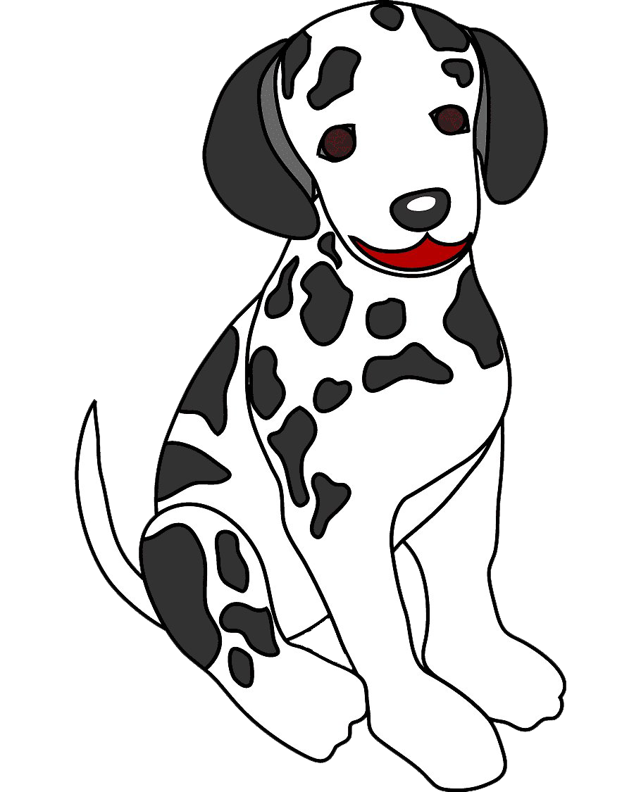 And White Puppy Black HQ Image Free Transparent PNG Image