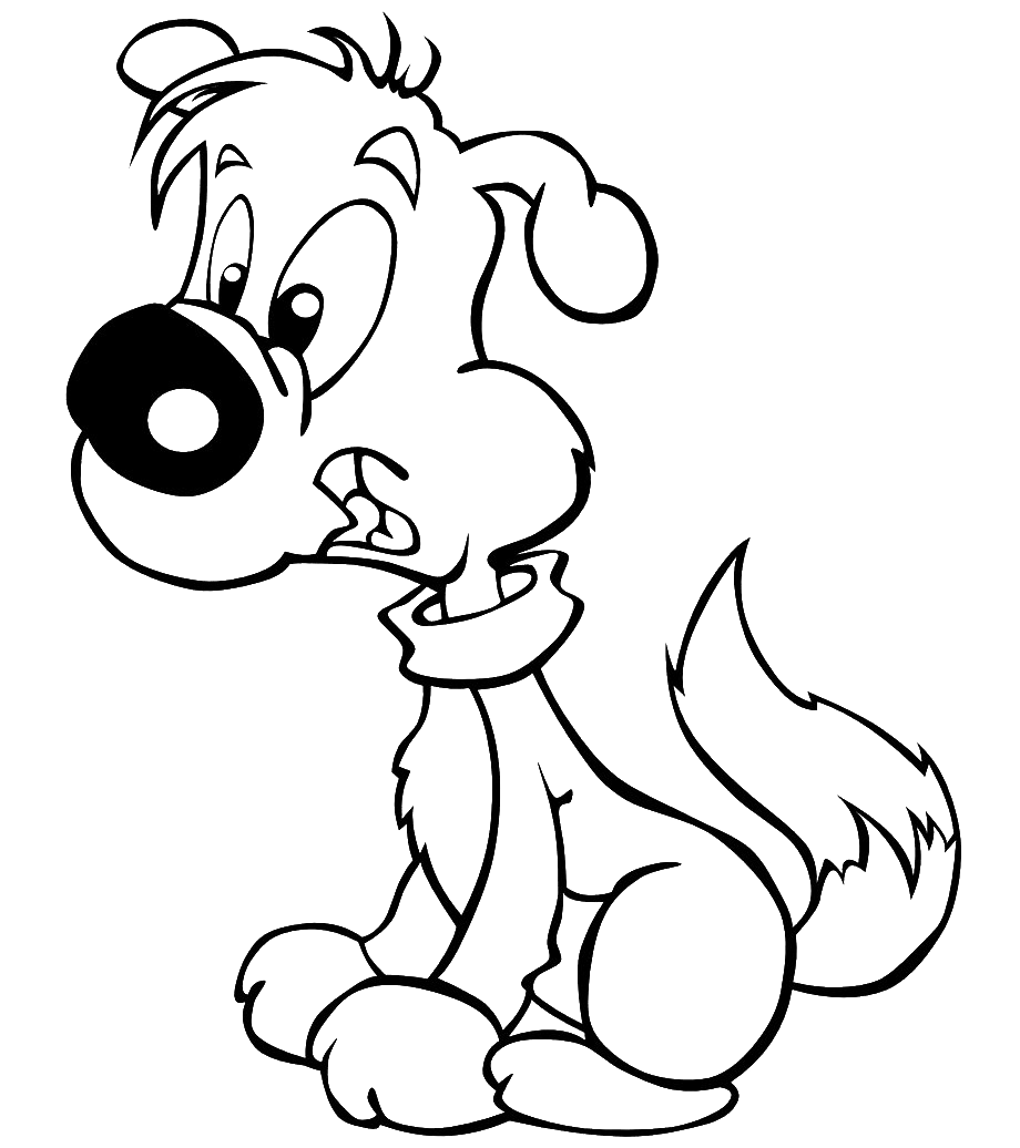 And White Puppy Black PNG Download Free Transparent PNG Image