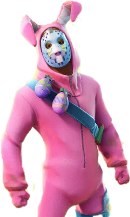 Pink Toy Rabbit Royale Fortnite Stuffed Battle Transparent PNG Image