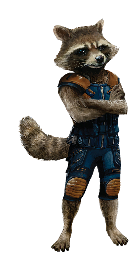 Fur Rocket Destroyer Carnivoran Drax Raccoon Thanos Transparent PNG Image