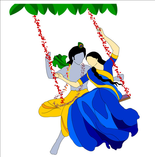 Radha Krishna Free Download Png Transparent PNG Image