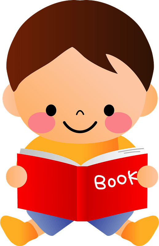 Boy Reading Book PNG Image High Quality Transparent PNG Image