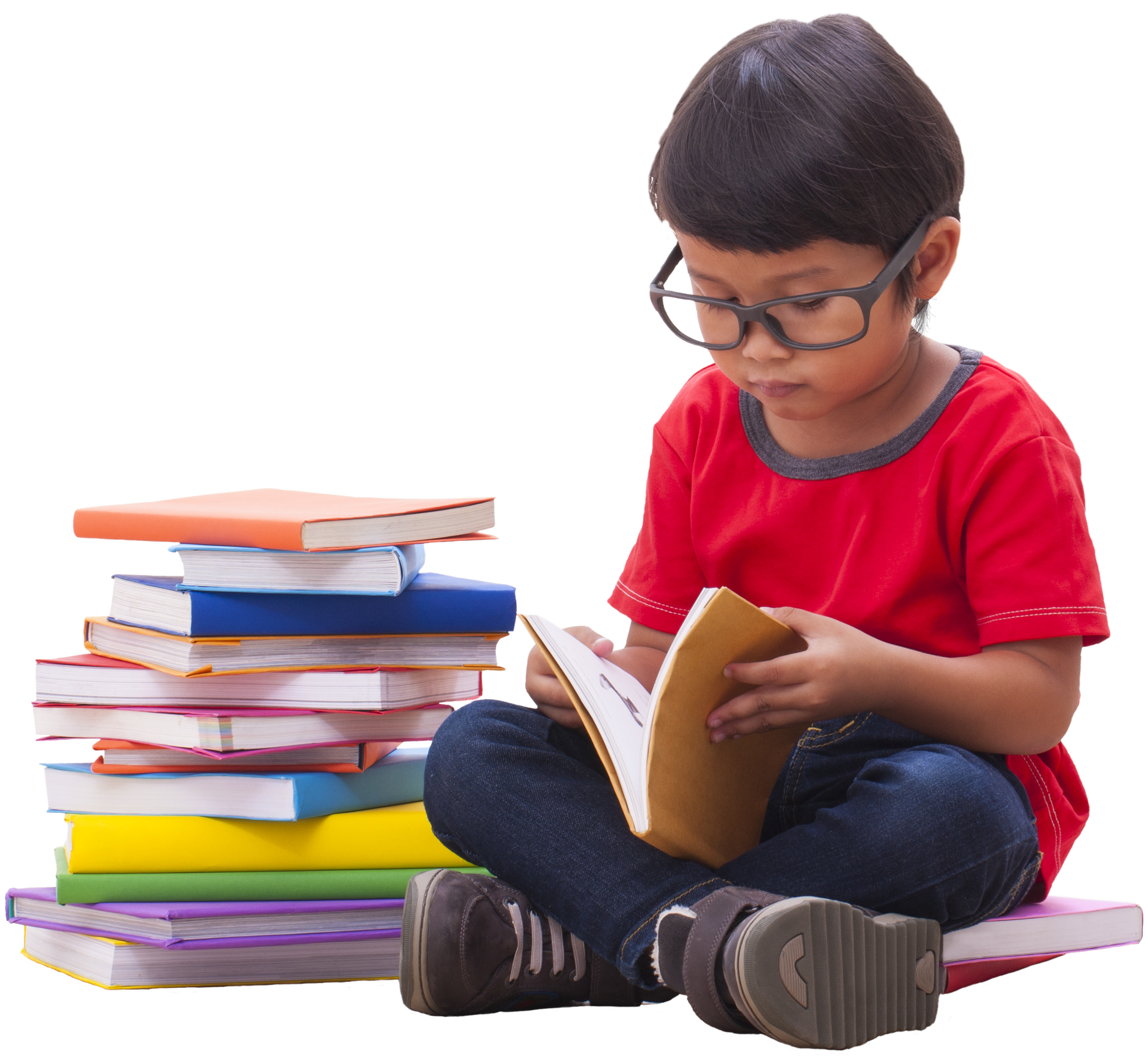 Kids Reading Free Clipart HD Transparent PNG Image