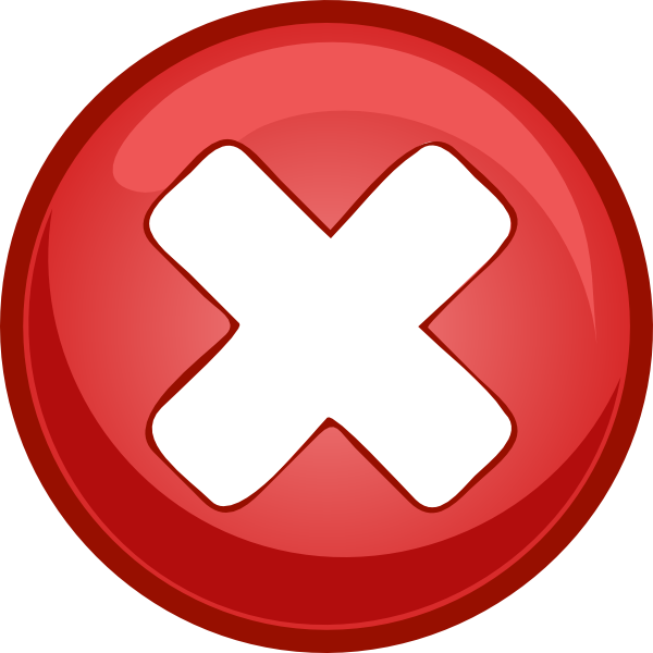 Red Cross Mark Picture Transparent PNG Image