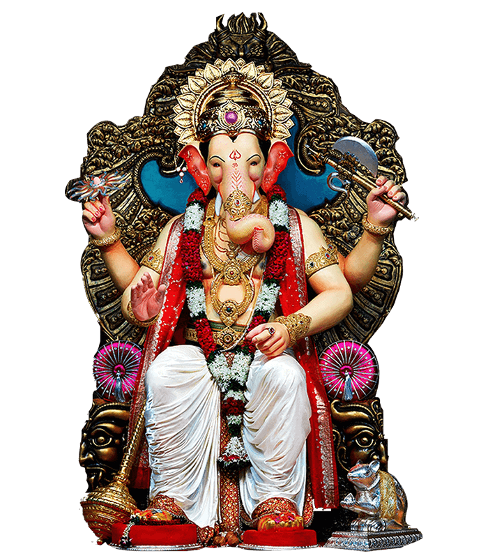 Ganesha Mumbai Raja Hindu Lalbaugcha Religion Temple Transparent PNG Image