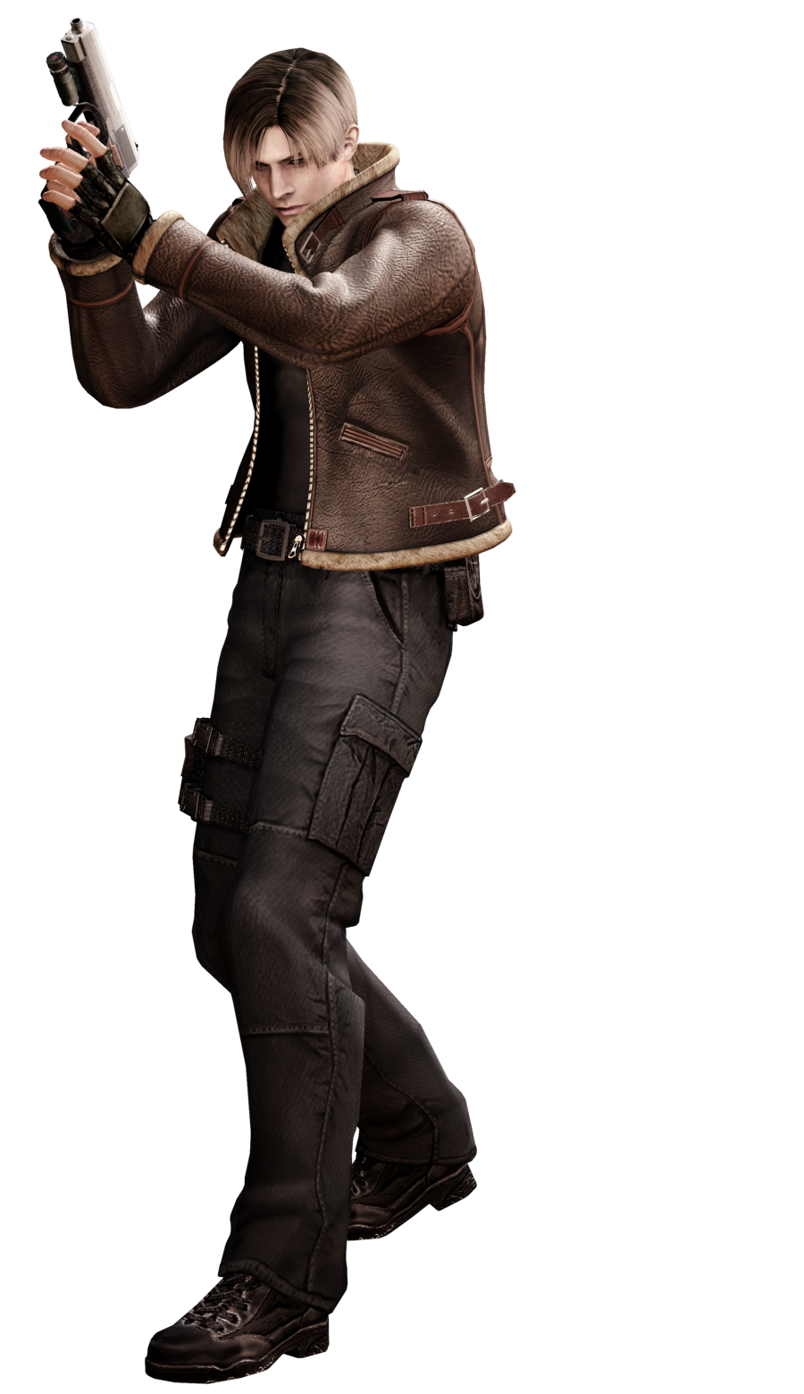 Standing Kennedy Resident Figurine Evil Wong Leon Transparent PNG Image