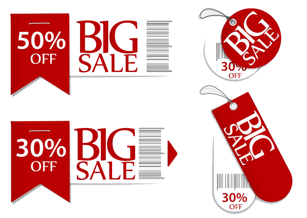 Material Labels Sales Promotional Discount Hot Advertising Transparent PNG Image