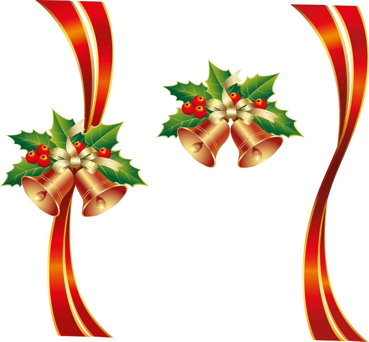 Christmas Ribbon Png Image Transparent PNG Image