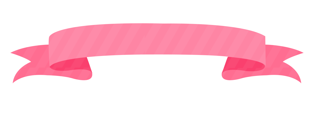 Pink Beautiful Border Ribbon Hand-Painted Free Clipart HD Transparent PNG Image