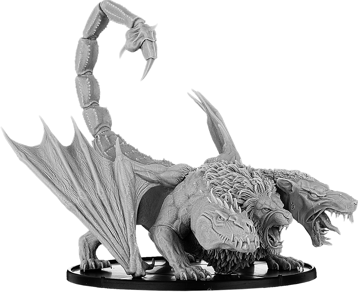 Art Monster Horror Chimera Monochrome Photography Transparent PNG Image