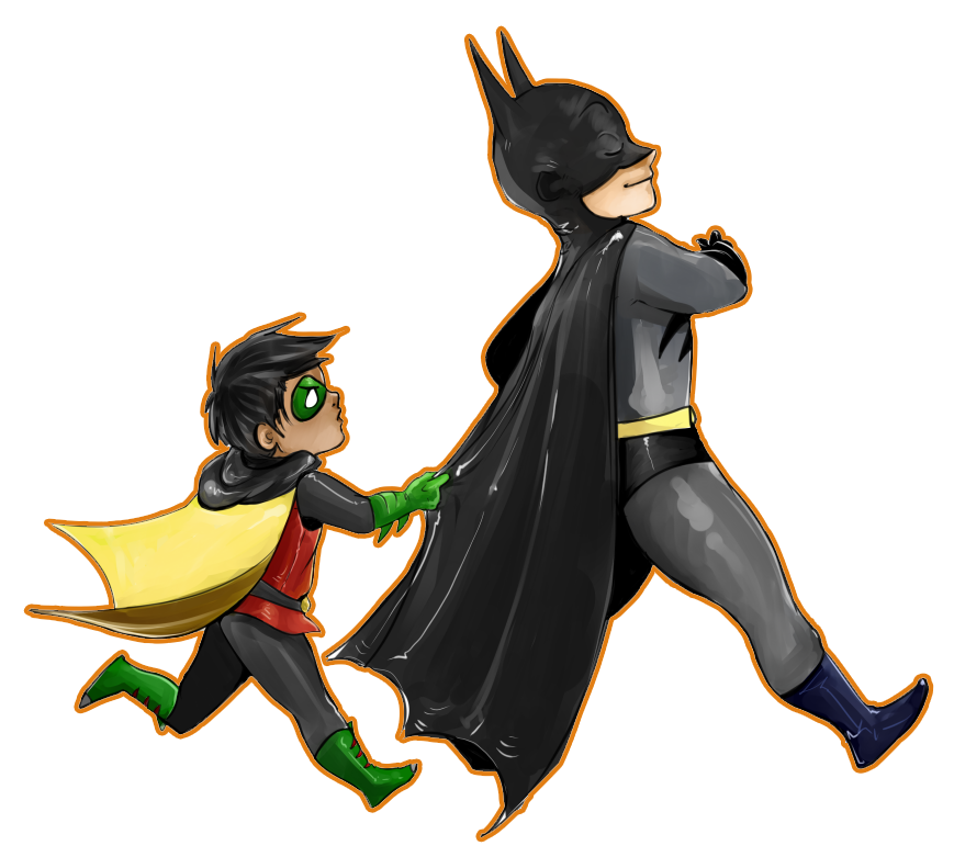 Batman And Robin Transparent Transparent PNG Image