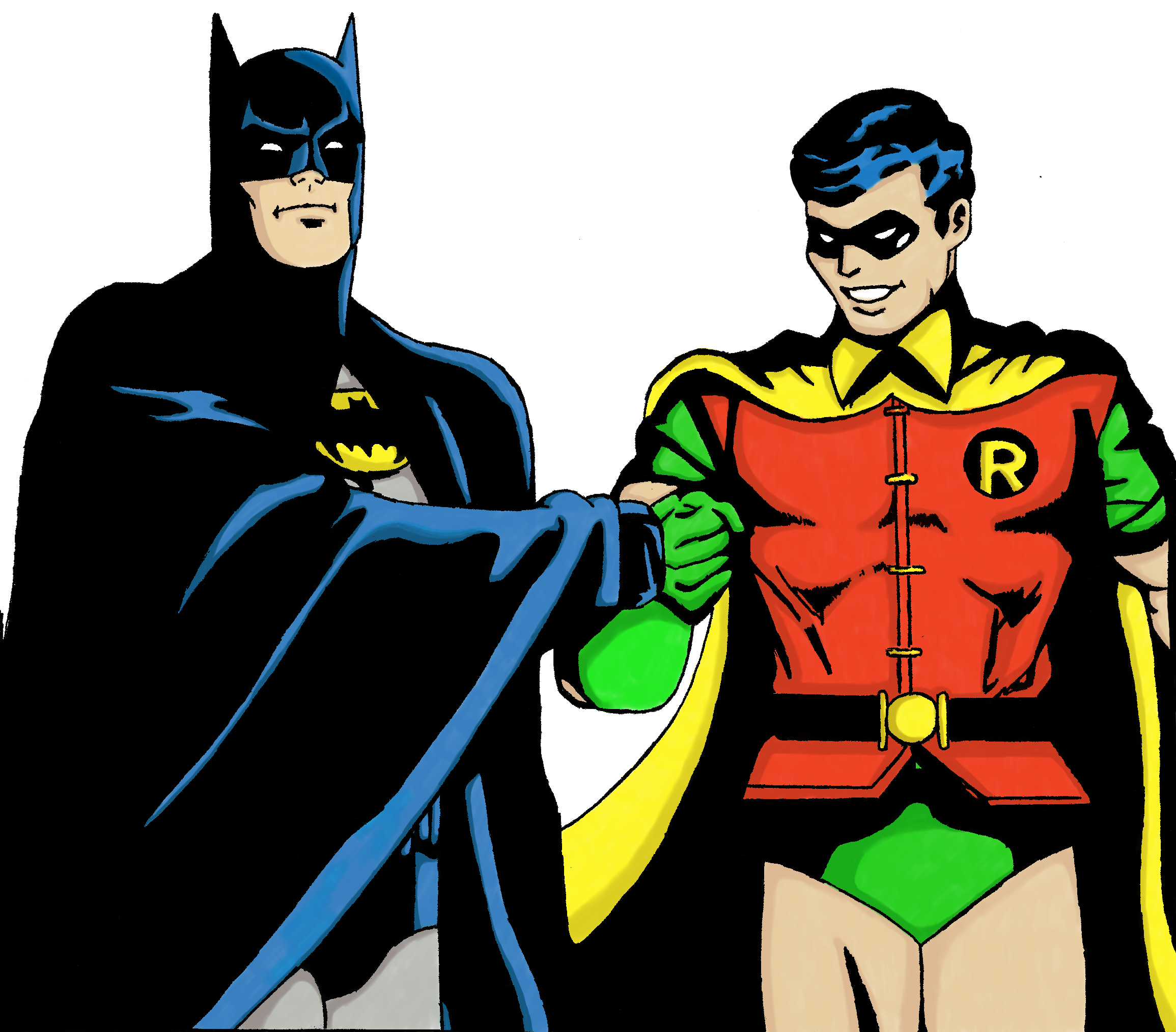 Batman And Robin Transparent PNG Image