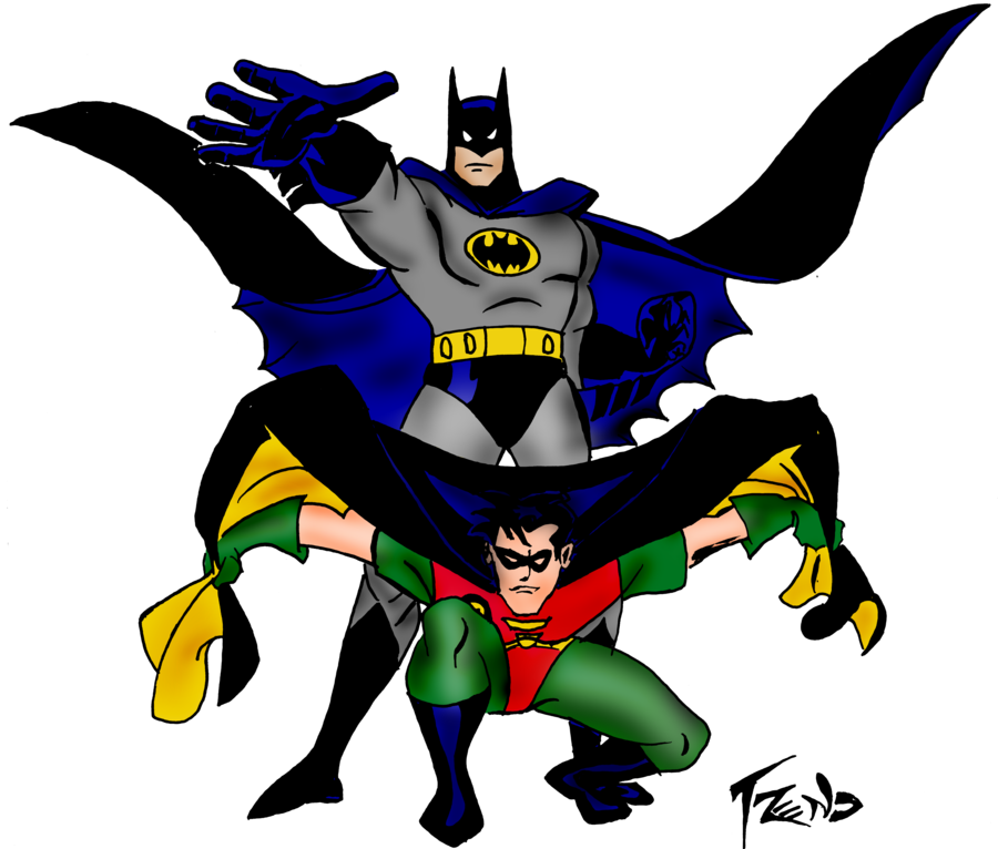 Batman And Robin Image Transparent PNG Image