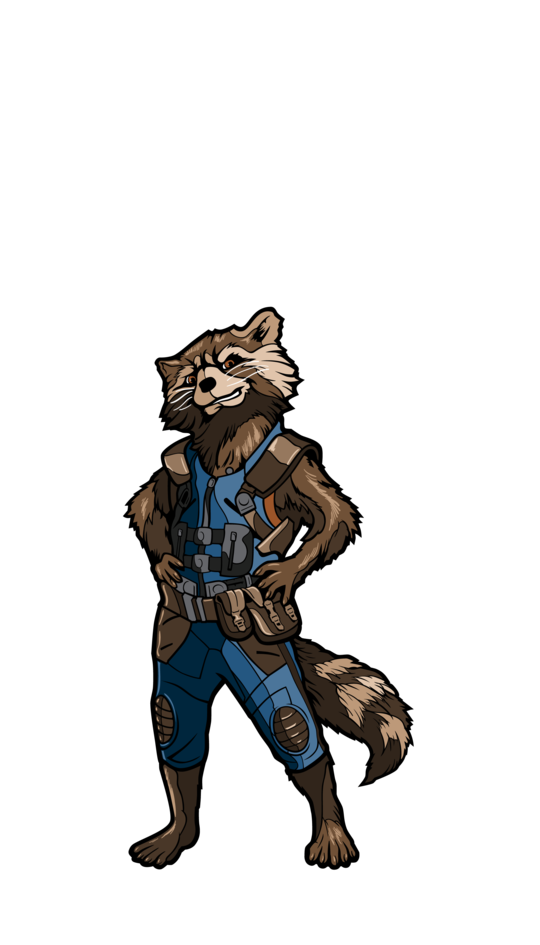 Raccoon Guardian Rocket Download HQ Transparent PNG Image