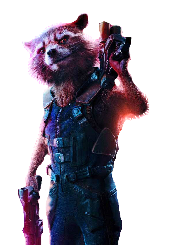 Raccoon Rocket Marvel HQ Image Free Transparent PNG Image