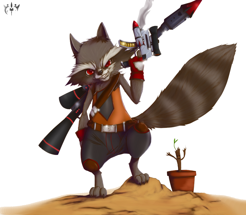 Rocket Raccoon Transparent Transparent PNG Image