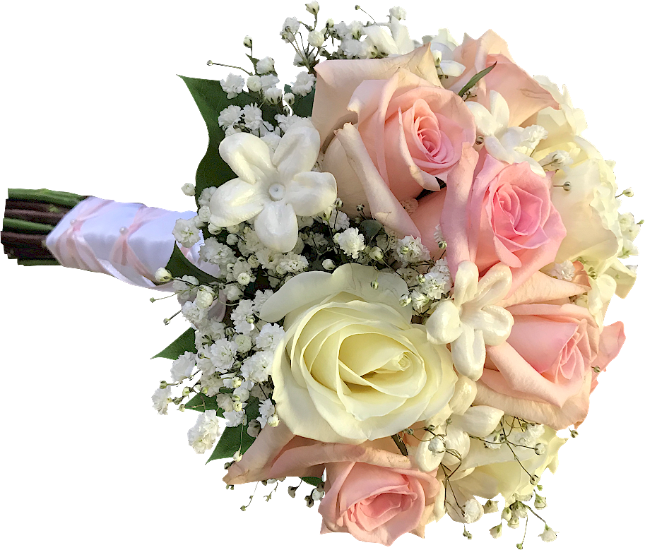 Blossom Pink Flower Bunch Rose Transparent PNG Image