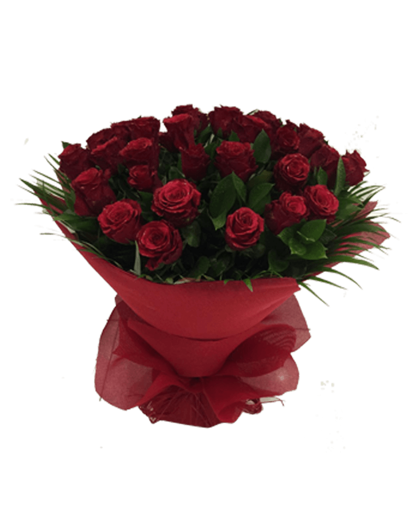 Bouquet Rose Red Free Clipart HQ Transparent PNG Image