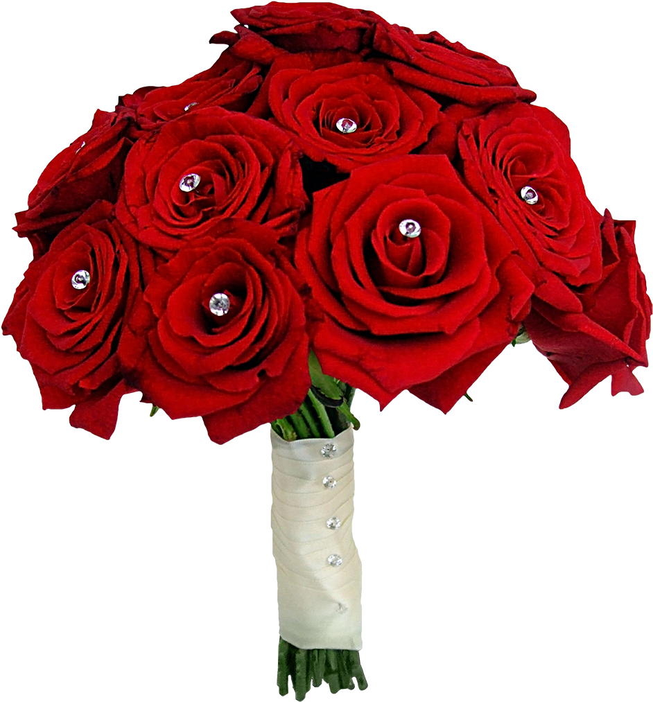 Bouquet Rose Red HD Image Free Transparent PNG Image