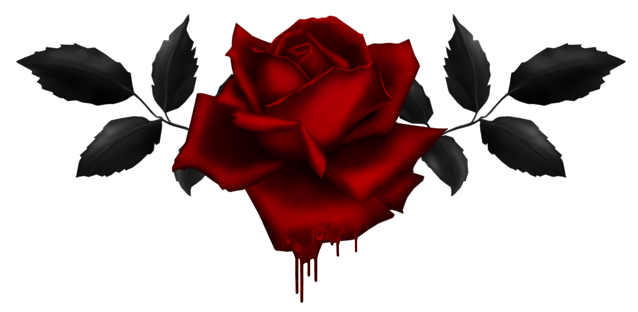 Gothic Rose Image Transparent PNG Image