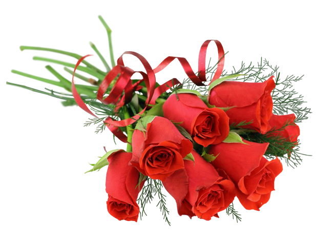 Rose Bunch Transparent PNG Image