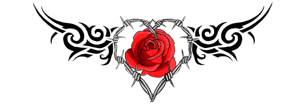 Gothic Rose File Transparent PNG Image