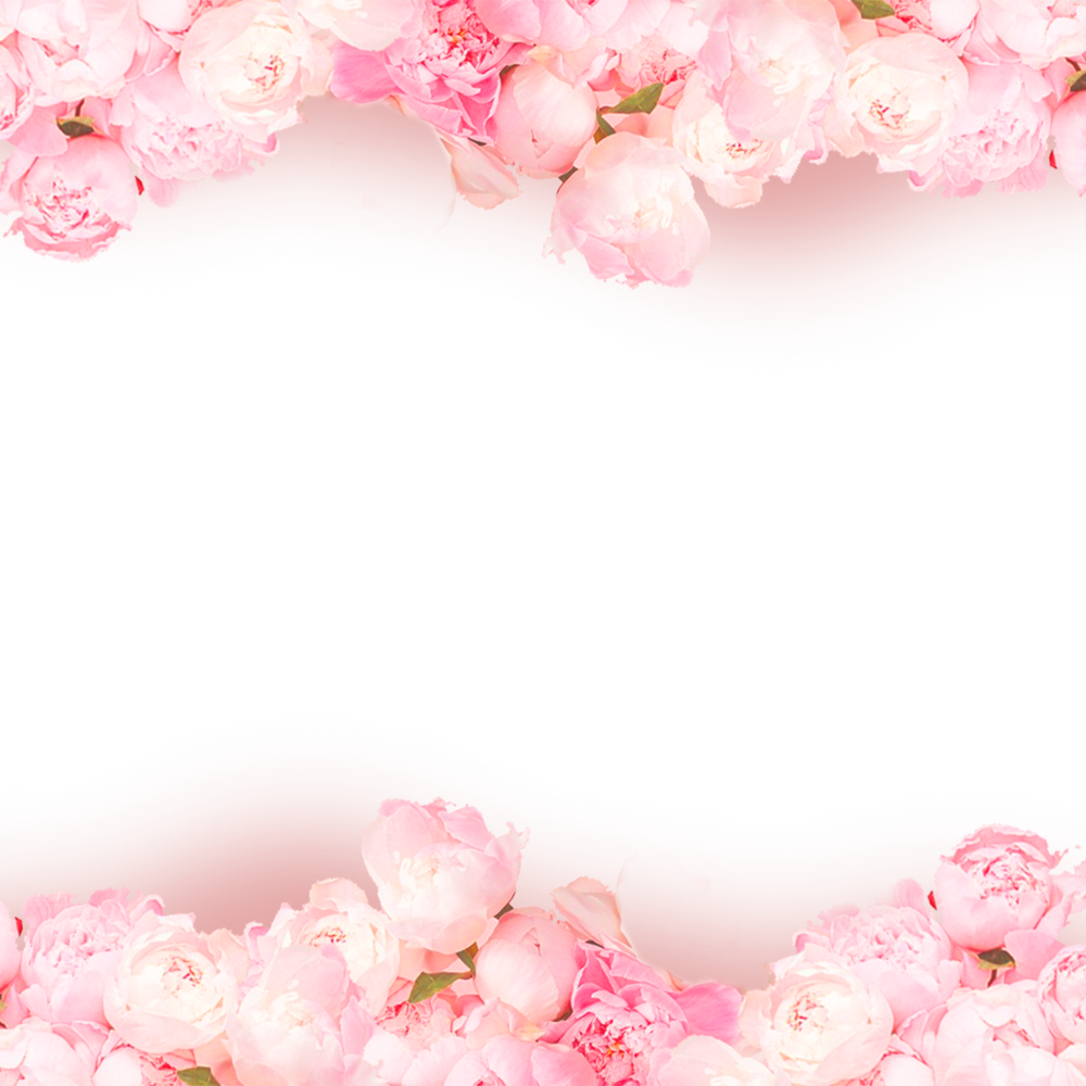 Pink Rose Flowers Heart Free PNG HQ Transparent PNG Image