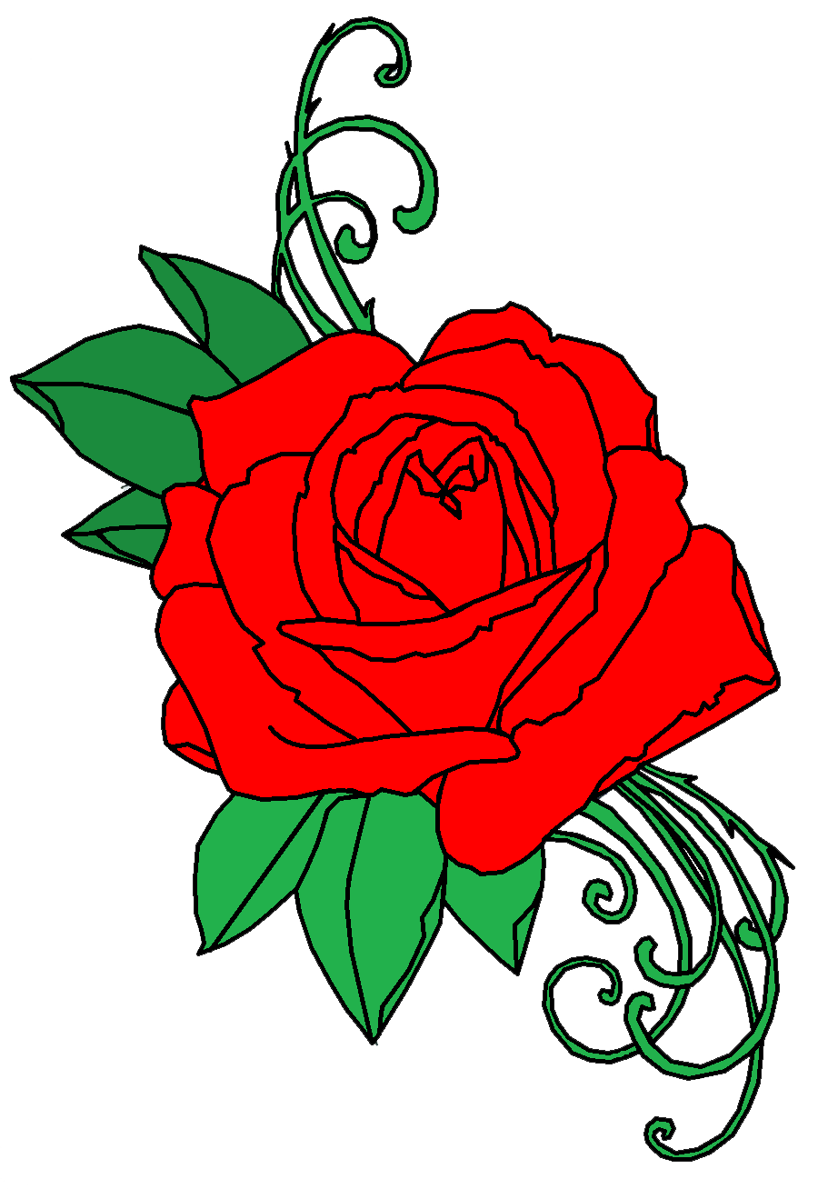 Rose Tattoo Png File Transparent PNG Image