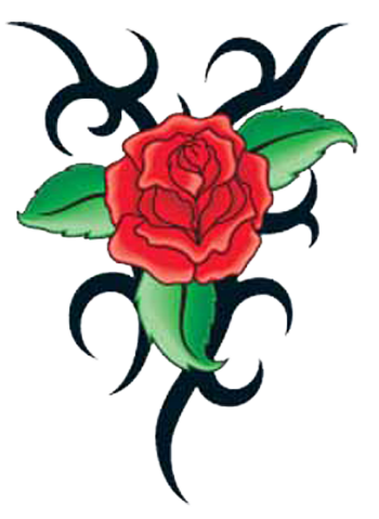 Rose Tattoo Png Images Transparent PNG Image