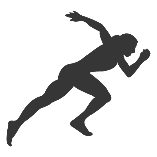 Running Athlete Female Free Download PNG HQ Transparent PNG Image