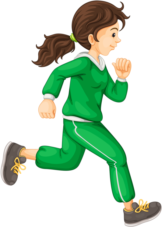 Running Athlete Female HQ Image Free Transparent PNG Image